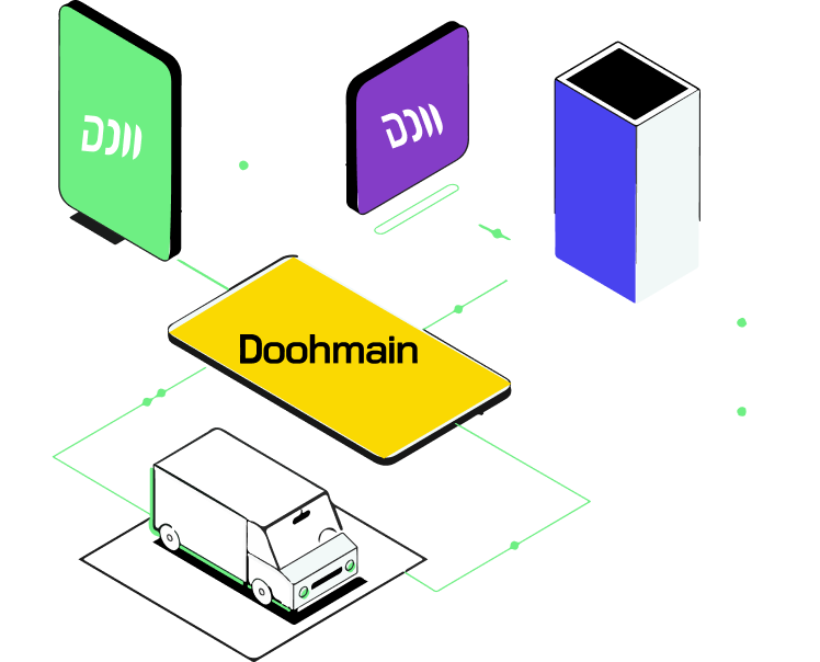 Doohmain Software para gestionar pantallas digitales